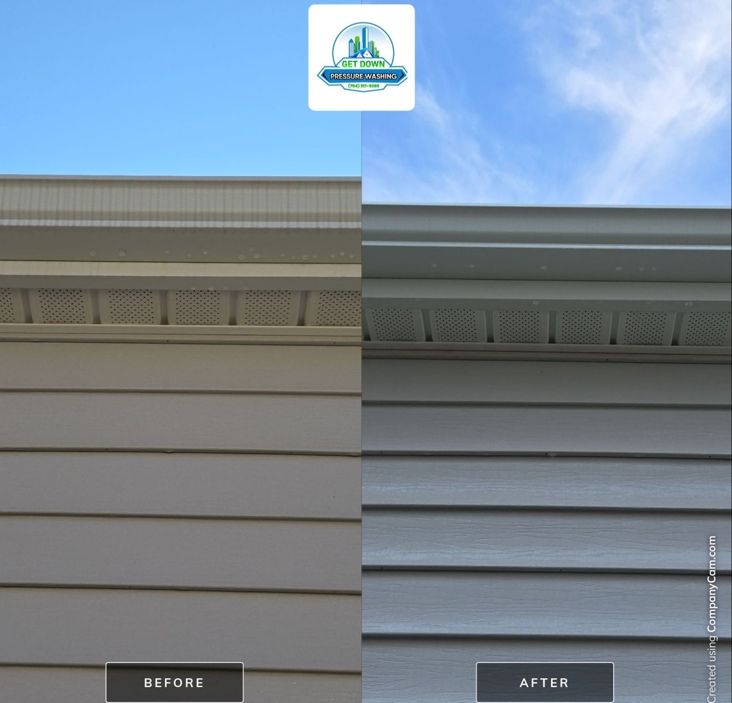 Residential Pressure Washing & Gutter Brightening in Statesville NC | House Wash & Stain Removal Transformation